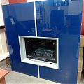 Камин SQUARE blue