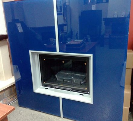 Камин SQUARE blue