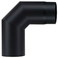 Колено эмалир.черн. мат. 90 град.d 120